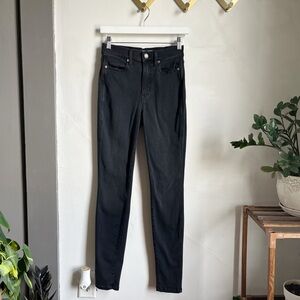 AYR The Riser Black Wash Skinny Jeans